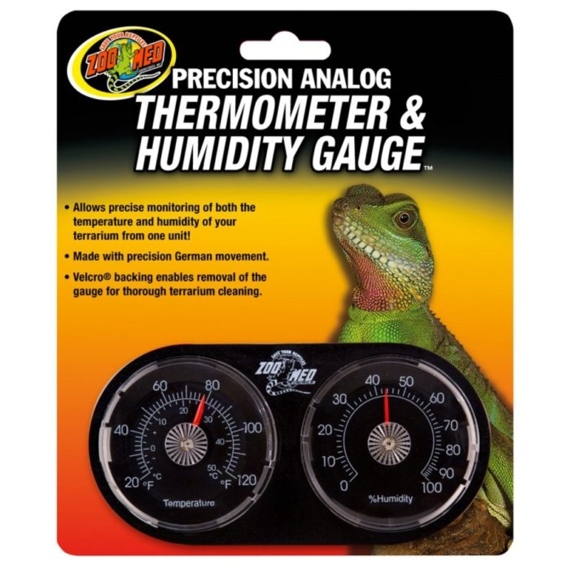Zoo Med Dual Thermometer / Humidity Gauge