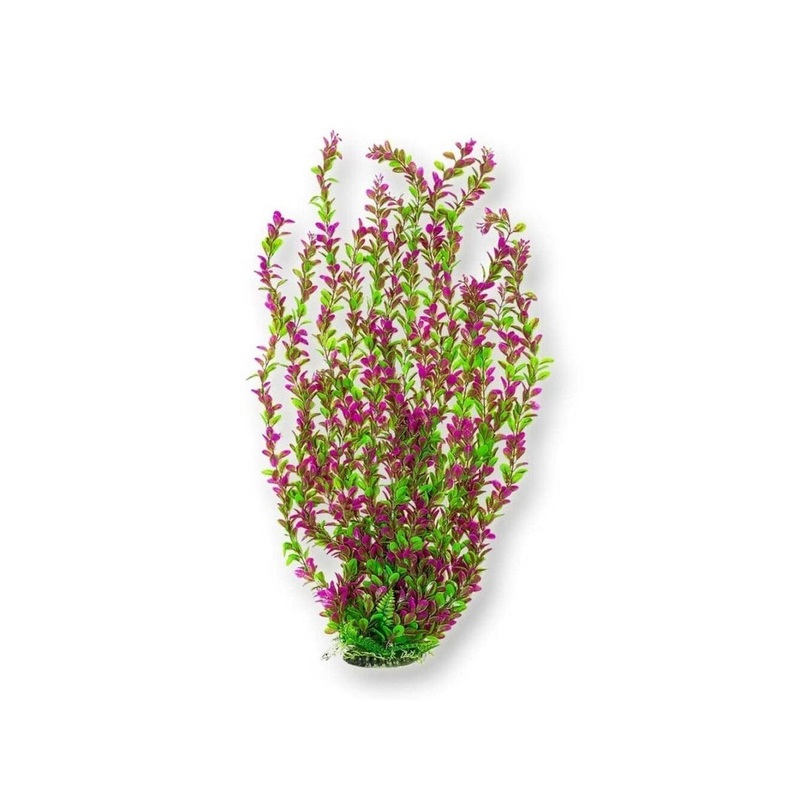 Aquatop Aquarium Plant with Weighted Base Green, Pink 30 in, Tall (ATP plnt tall pk/gn 30in)