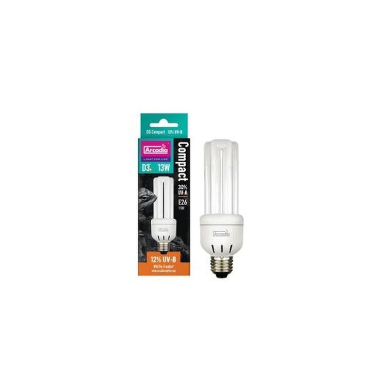 Arcadia D3 12% UVB Compact Bulb – 13W