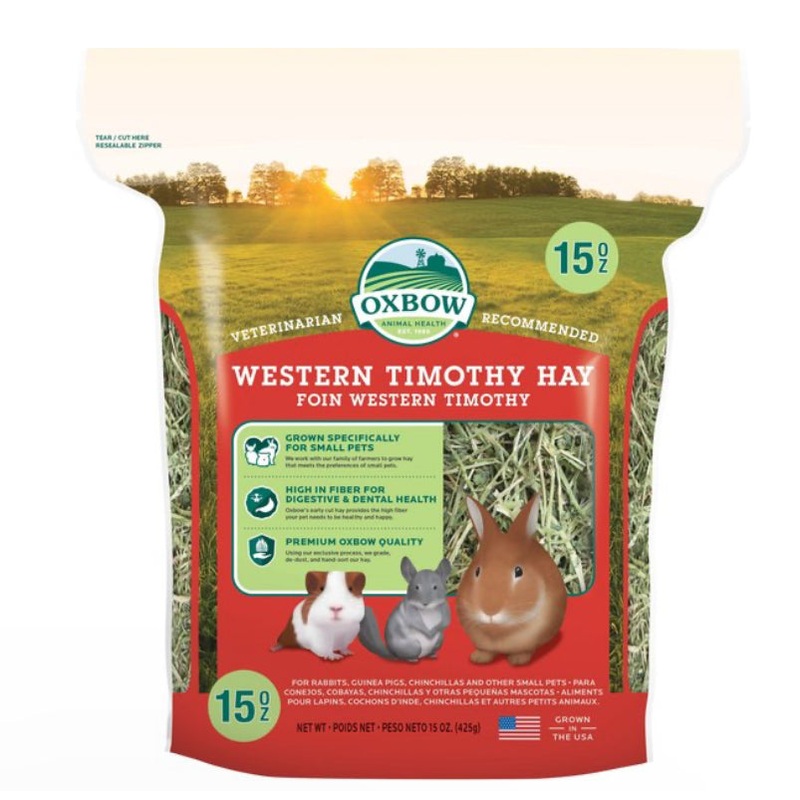 Oxbow Pet Products Western Timothy Hay Small Animal Food