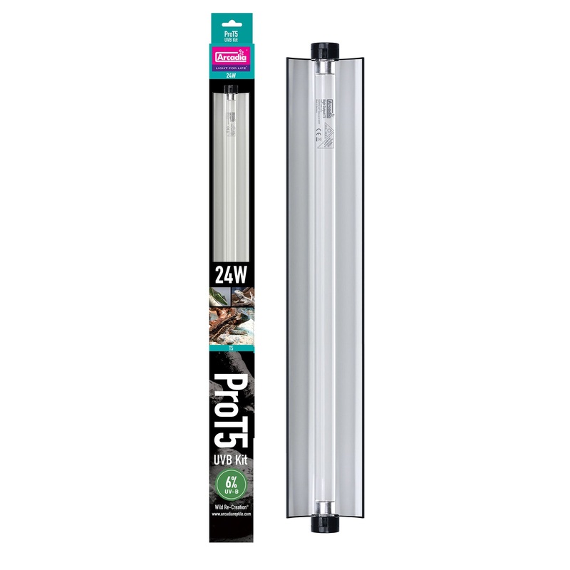 Arcadia ProT5 6% UVB Bulb With Hood 24″ (24 Watt)