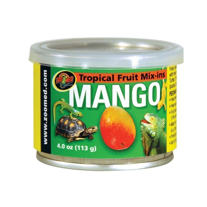 Zoo Med Fruit Mix-Ins Mango Reptile Wet Food 1ea/3.4 oz