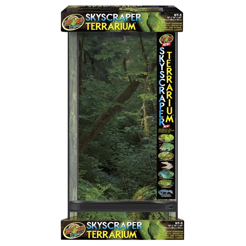 Zoo Med Skyscraper Terrarium 18X18X36″