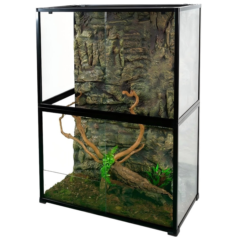 135 Gallon 36″ x 18″ x 48″ Wide & Tall Large Reptile Terrarium 36 x 18 x 48inch