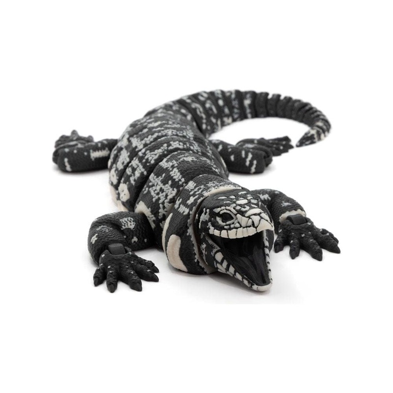 3D Printed Realistic Argentina Black and White Tegu – Large 3D Printed Realistic Argentina Black and White Tegu – Large