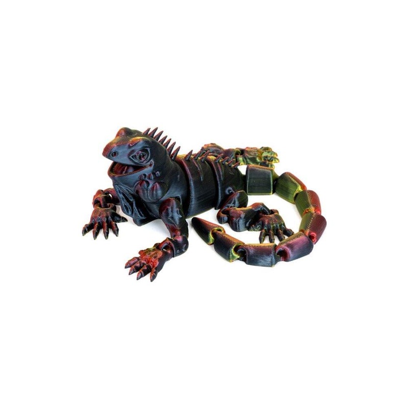 3D Printed Multi-Color Iguana – Mini 3D Printed Multi-Color Iguana – Mini