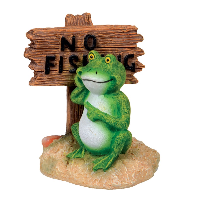 Underwater Treasures “No Fishing” Frog – Small