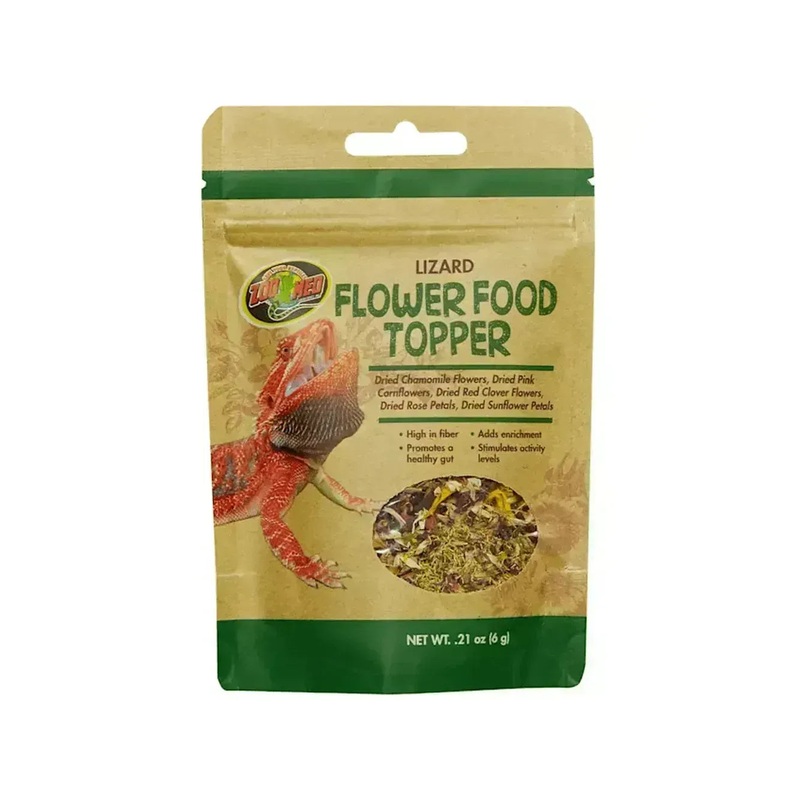 Zoo Med Lizard Flower Food Topper, 0.21oz