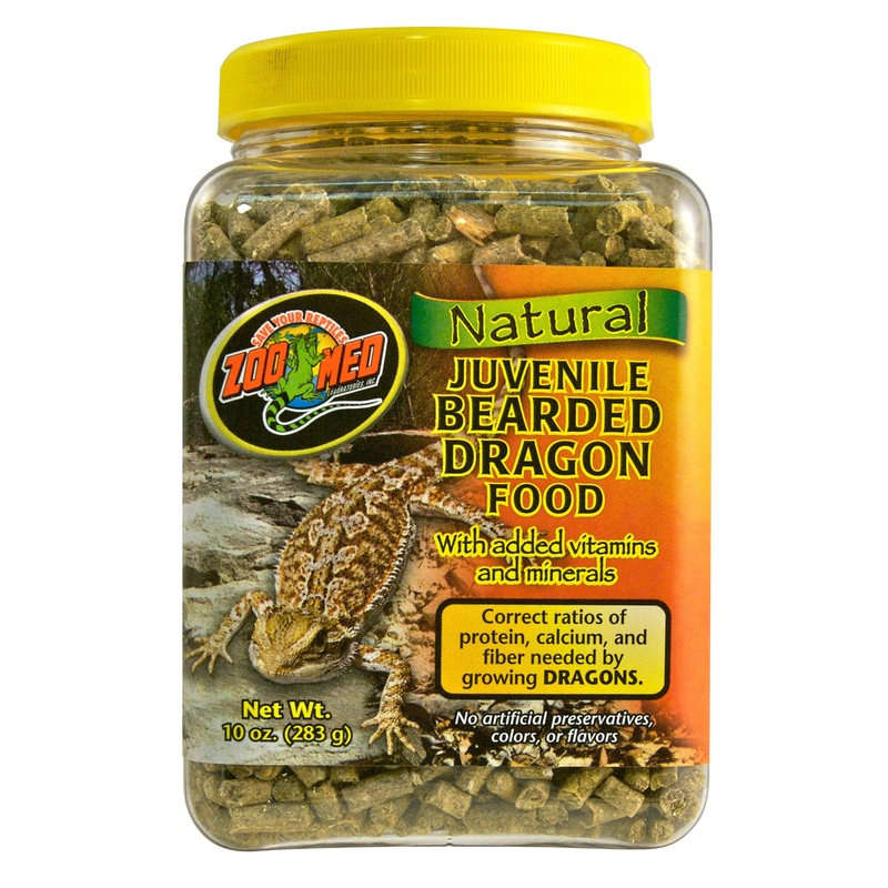 Zoo Med Natural Bearded Dragon Food  Juvenile Formula 20 oz