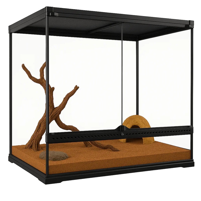 Deluxe Reptile Terrarium 60cm x 45cm x 60cm