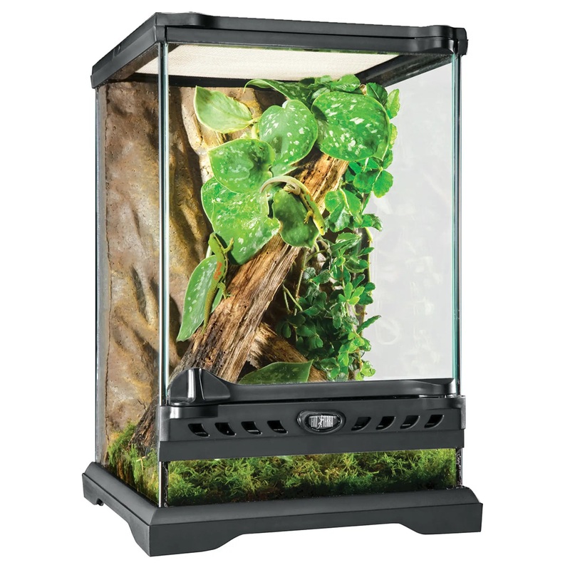 Exo Terra Glass Terrarium Nano Tall – 20x20x30cm