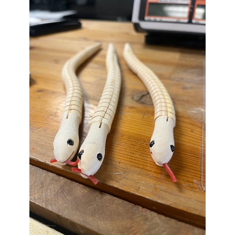 Wooden Snake Toy