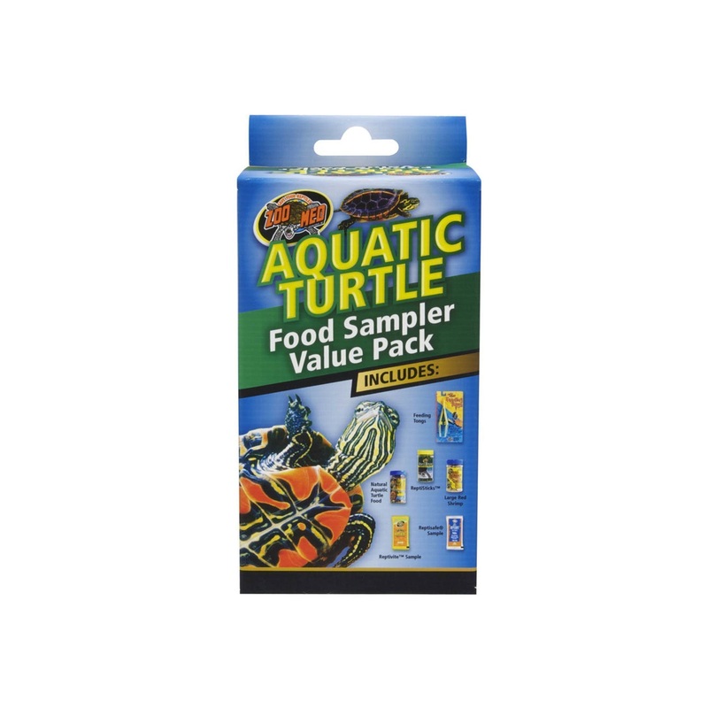 Zoo Med Aquatic Turtle Food Sampler Value Pack Display 1ea