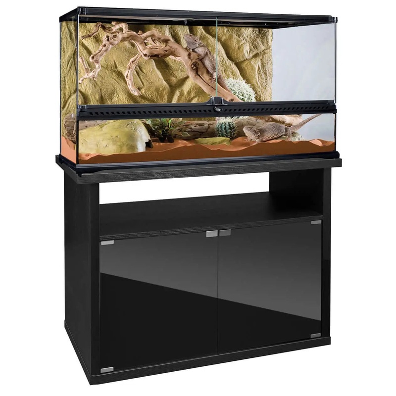 Exo Terra Terrarium Large Wide – 90x45x45cm & Cabinet