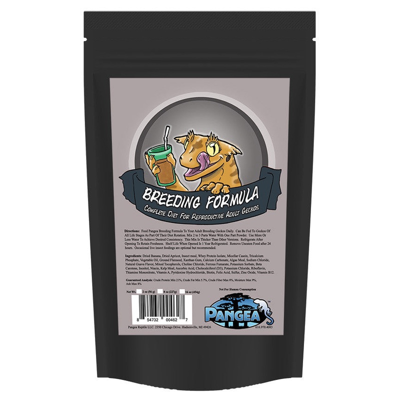 Pangea Gecko Diet Breeding Formula  – gray 2 oz