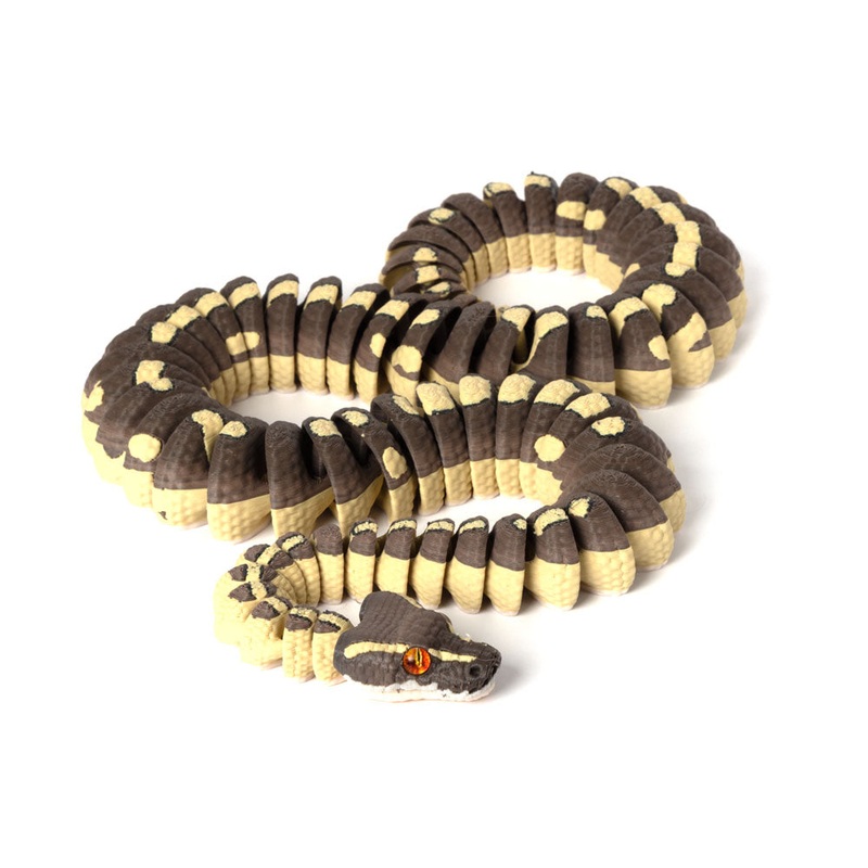 3D Printed Realistic Mystic Ball Python – large 3D Printed Realistic Mystic Ball Python – Large