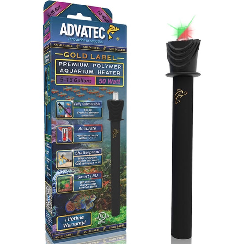 Advatec Polymer Aquarium Heater 50 Watt