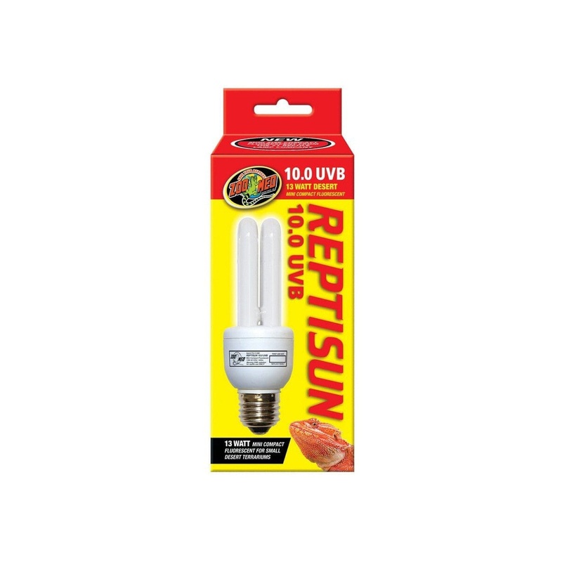 Zoo Med ReptiSun 10.0 Mini Compact Fluorescent UVB 13w