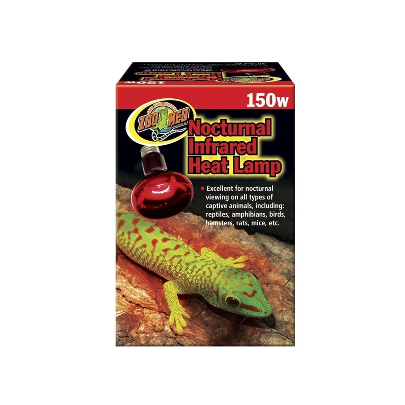 Zoo Med Nocturnal Infrared Heat Lamp 1ea/150 W