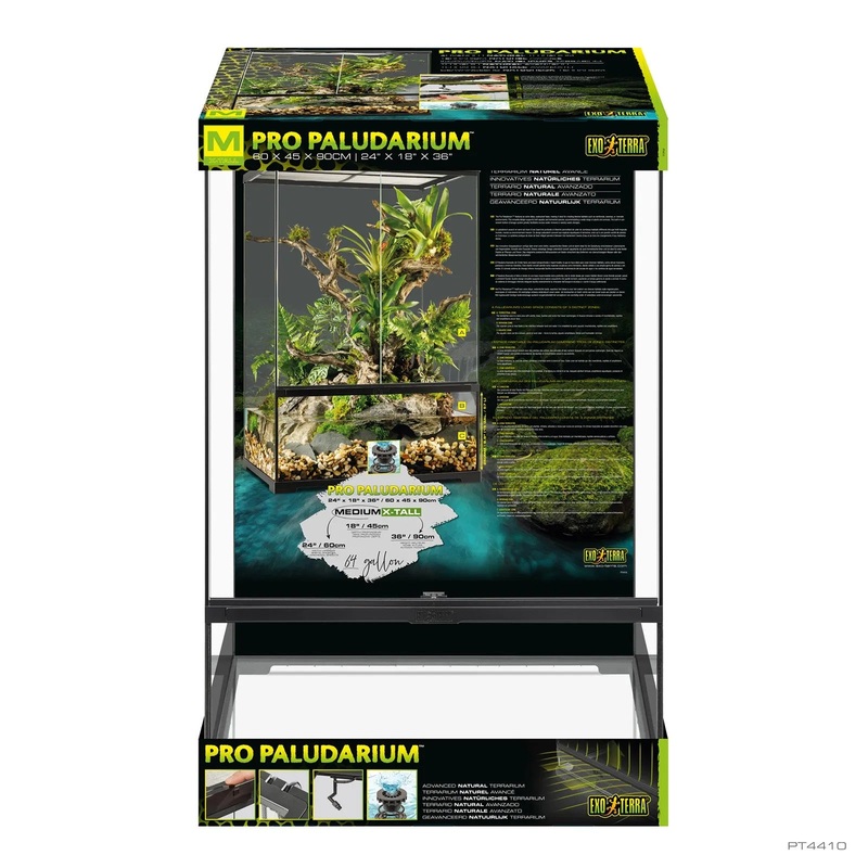 Exo Terra Pro Paludarium Terrarium Medium X-Tall 60x45x90cm