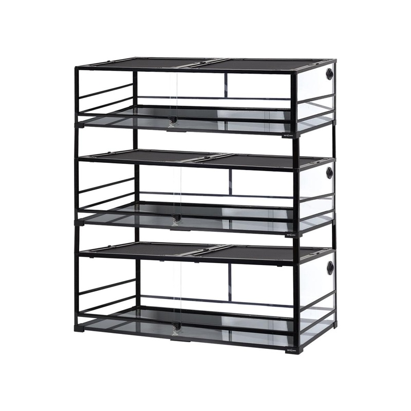 7 Style Reptizoo Large Size Stackable Reptile Tank(3 tanks) 36 x 24 x 18