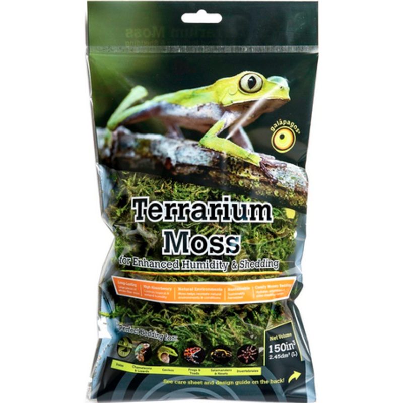Galapagos Terrarium Sphagnum Moss – Fresh Green 150 cubic inches