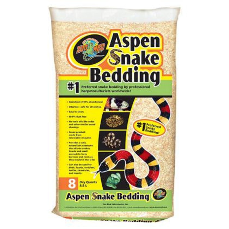 Zoo Med Aspen Snake Bedding 4 qt