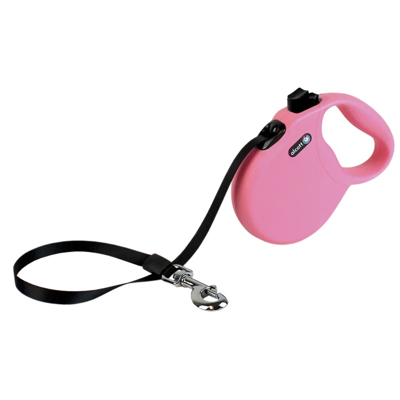 Alcott Retractable Dog Lead Pink Small