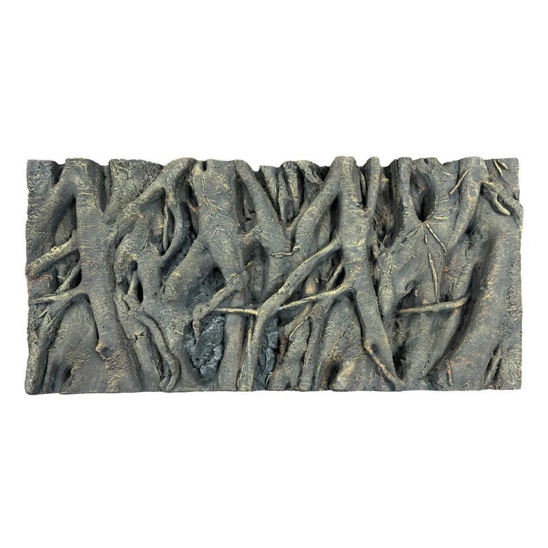 Aquarium Reptile Background 3D Twisted Roots Wall 119 x 57cm