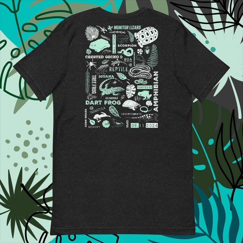 Southeastern Dart Froggers Spring Meetup 2024 Unisex t-shirt XS