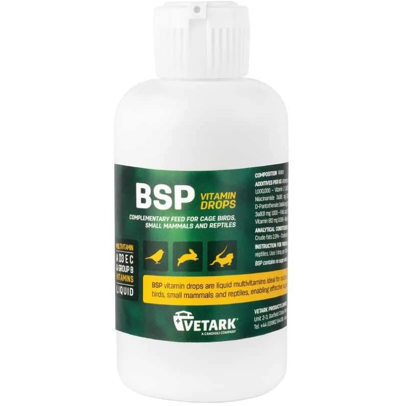 VETARK BSP Vitamin Drops For Reptiles 50ml 50g