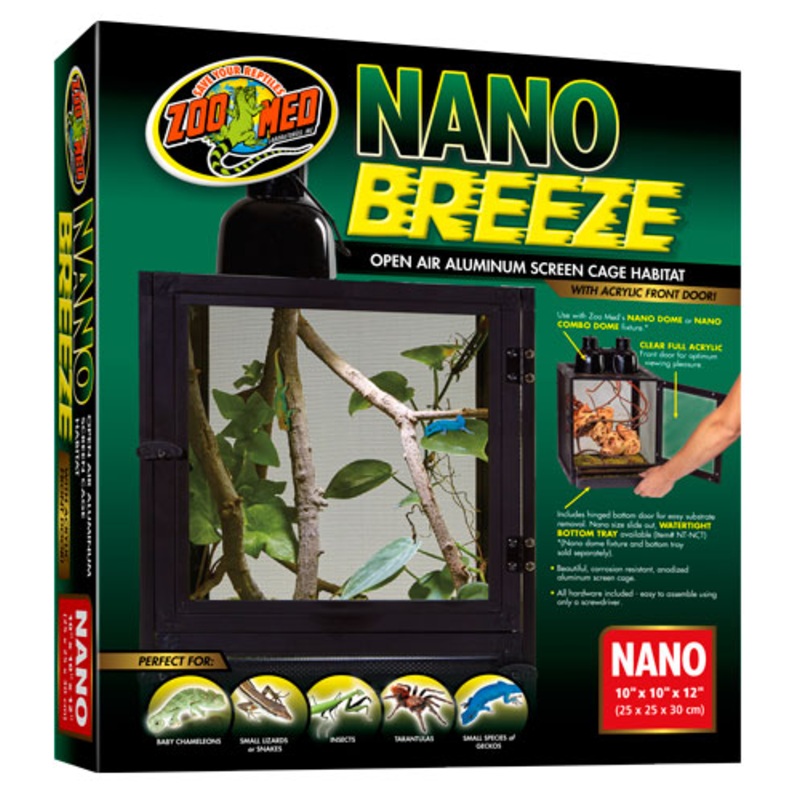 Zoo Med Nano Breeze Aluminum Screen Cage