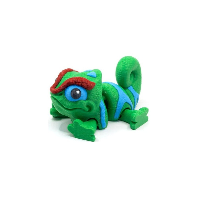3D Printed Chibi Panther Chameleon – Large 3D Printed Chibi Panther Chameleon – Large