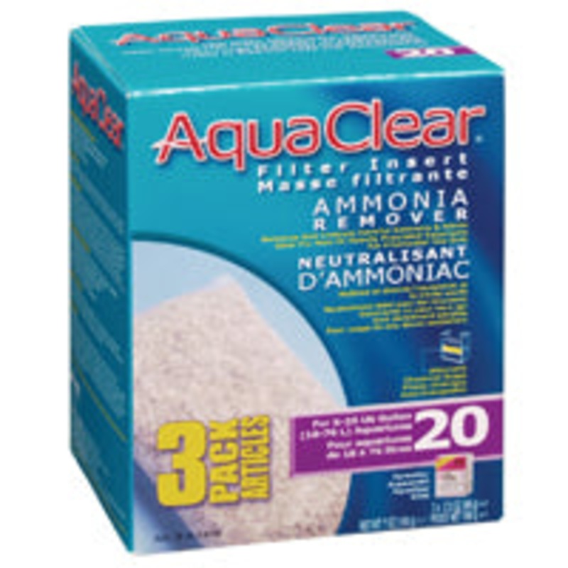 AquaClear Ammonia Remover Filter Insert – 3 pack Aquaclear 20