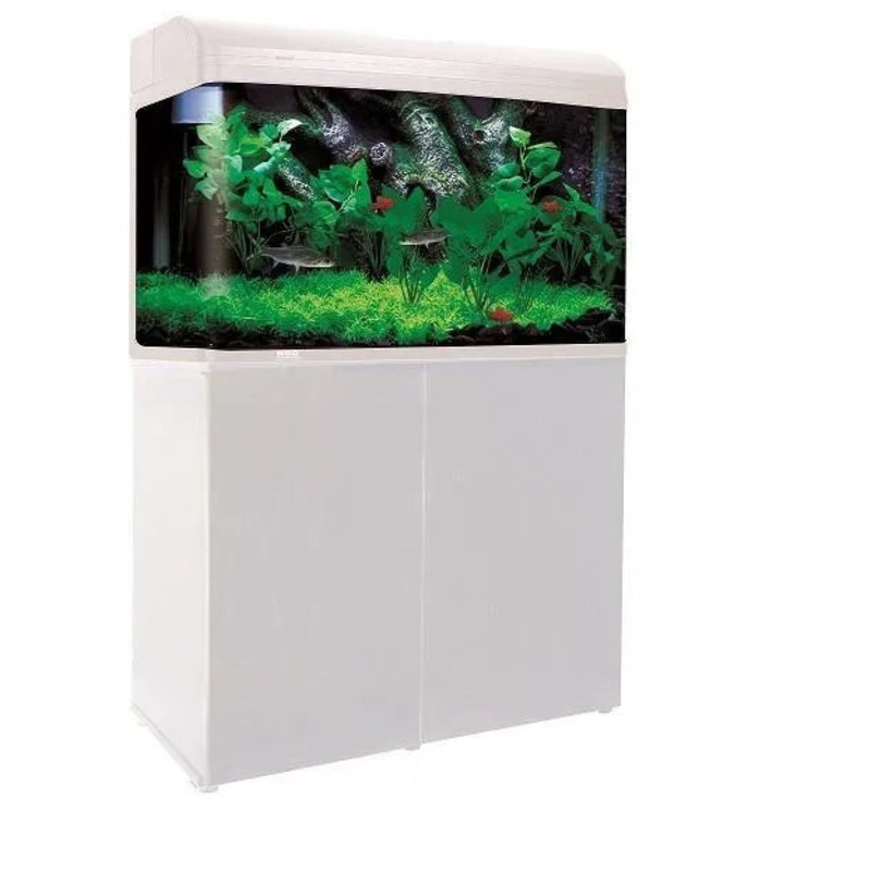 Aqua One AR 980 White Aquarium With Cabinet