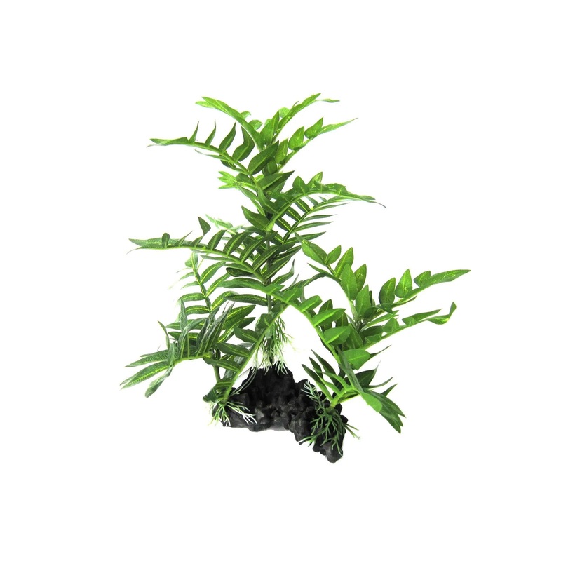Aquarium Ornament Coarse Fern Large