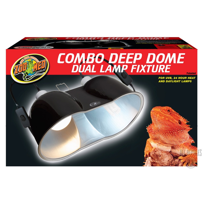 Zoo Med Combo Deep Dome Lamp Fixture Mini