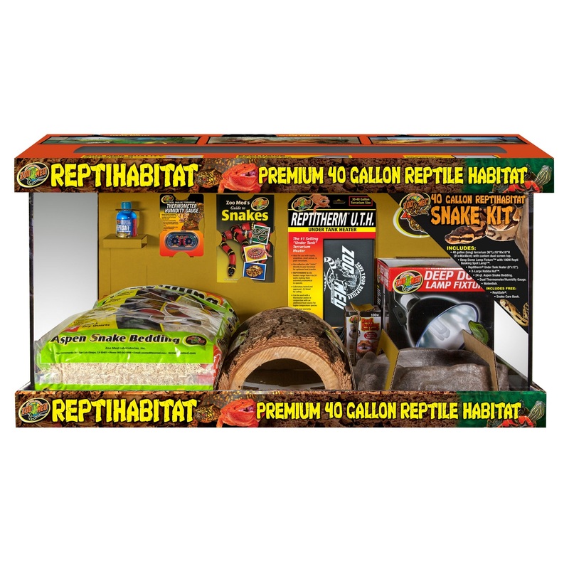 ZM 40G ReptiHabitat Snake Kit
