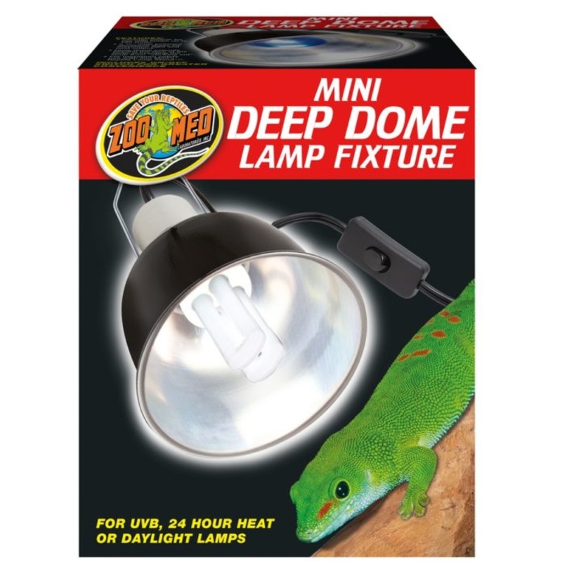 Zoo Med Mini Deep Dome Lamp Fixture – 5.5″