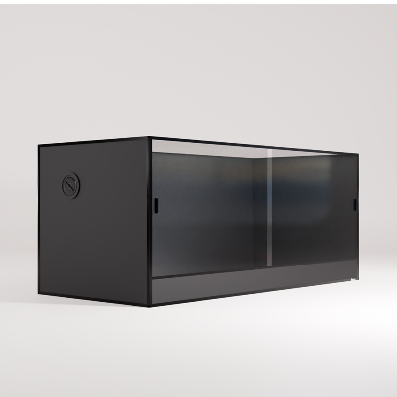 36″ x 18″ x 18″ Sliding Glass Door Habitat FREE SHIPPING Black