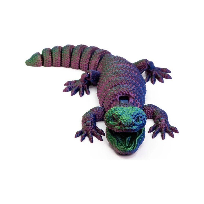 3D Printed Multi-Color Gila Monster – Large 3D Printed Multi-Color Gila Monster – Large