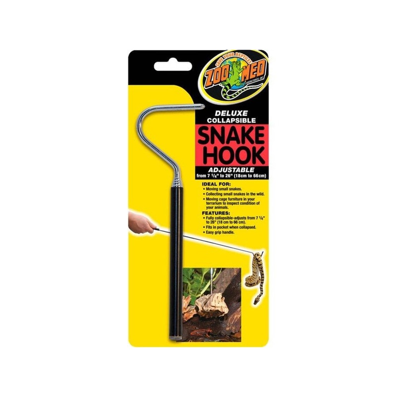 Zoo Med Deluxe Collapsible Snake Hook Black, 1ea/7.25 In – 26 in