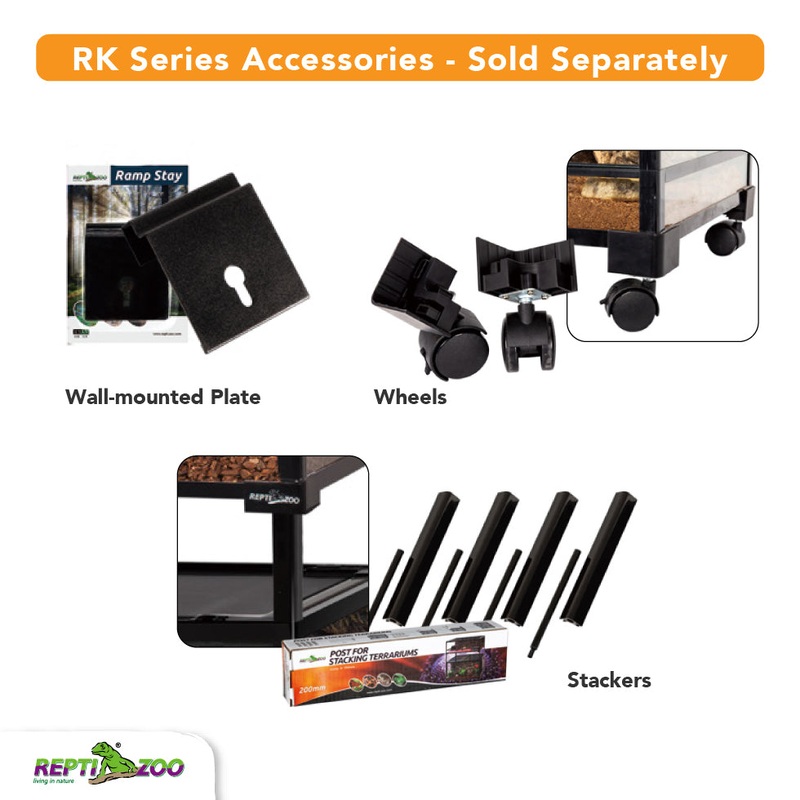 REPTIZOO RK Terrariums Stacker and Wheels Ramp Stay #RAS01