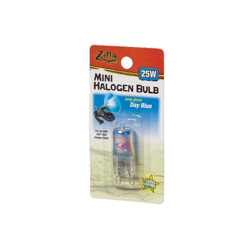 Zilla Day Blue Mini Halogen Bulb, 25w