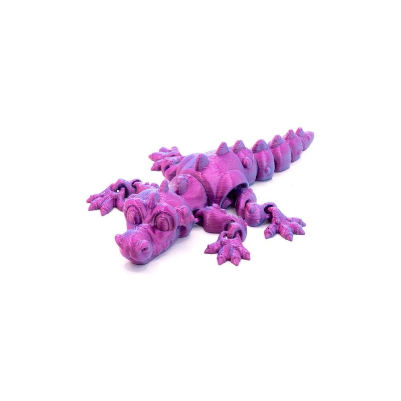 3D Printed Multi-Color Alligator – Mini 3D Printed Multi-Color Alligator – Mini
