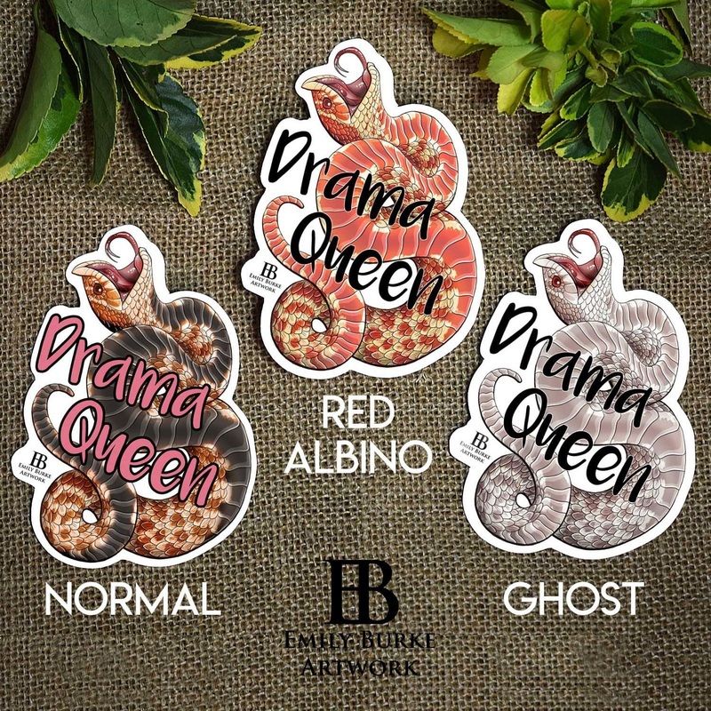 EMILY BURKE Drama Queen – Sticker Normal