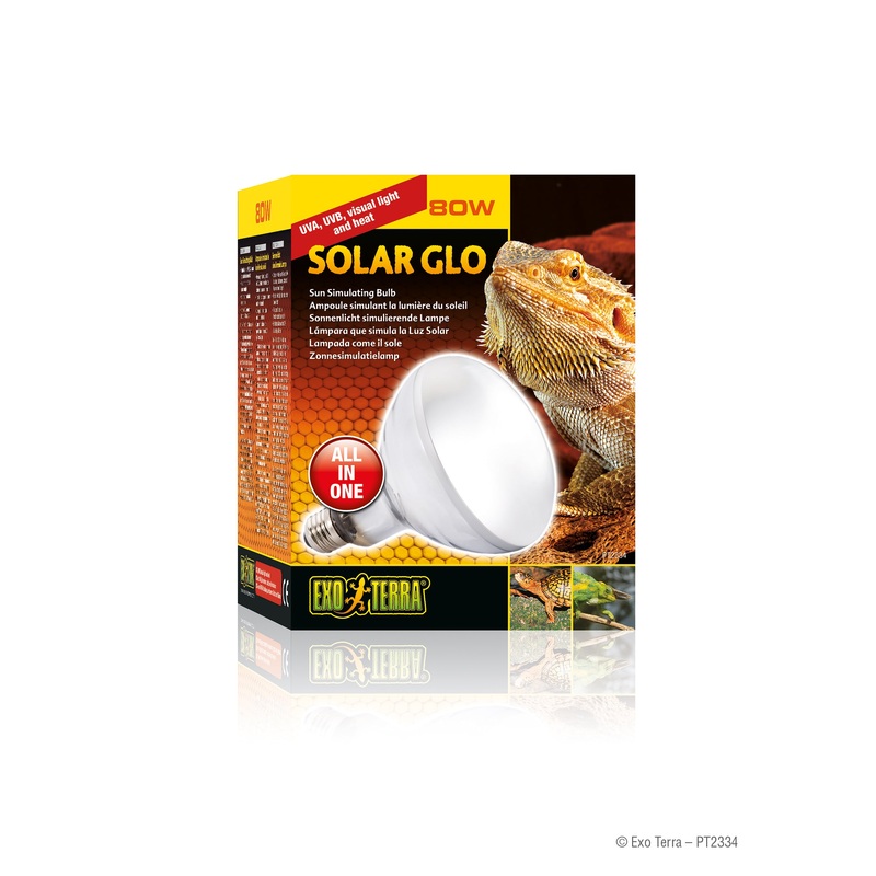Exo Terra Solar-Glo Mercury Vapor UVB Bulb 80 Watt