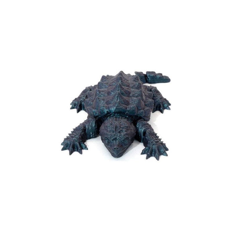 3D Printed Multi-Color Snapping Turtle – Small 3D Printed Multi-Color Snapping Turtle – Small