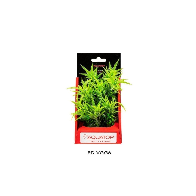 Aquatop Vibrant Garden Plant Green, 6 in