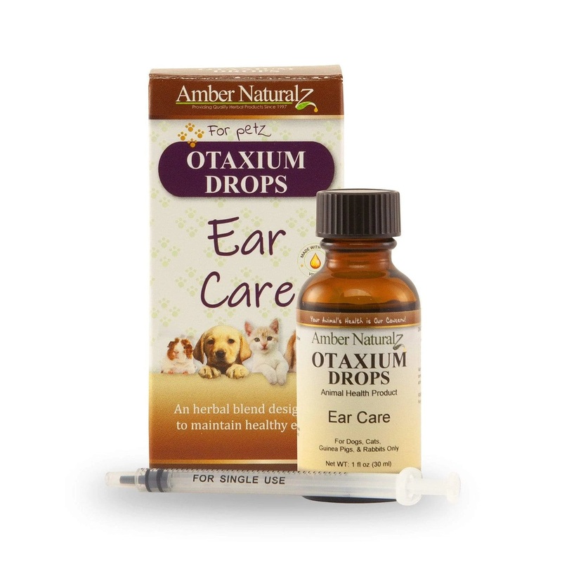 Amber Naturalz Otaxium Drops: Ear Care – Natural Pet Ear Health Remedy, 1 Ounce